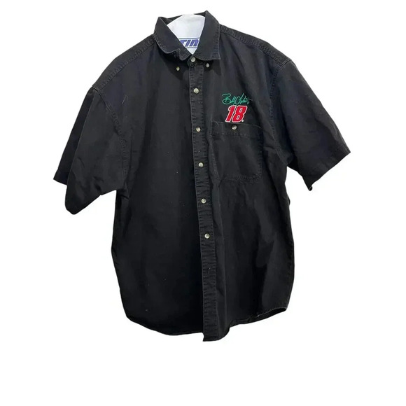 Competitors Bobby Labonte Black Interstate Nascar Racing 18 Shirt Size XL - Picture 1 of 4